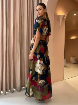 Sir the Label Bonita Puff Sleeve Gown Floral Size 1 / Au 8 for rent on The Volte - image 7