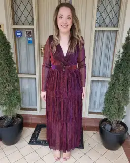 Sheike All That Sparkles Dress Metallic Size 10 / M for rent on The Volte - image 2