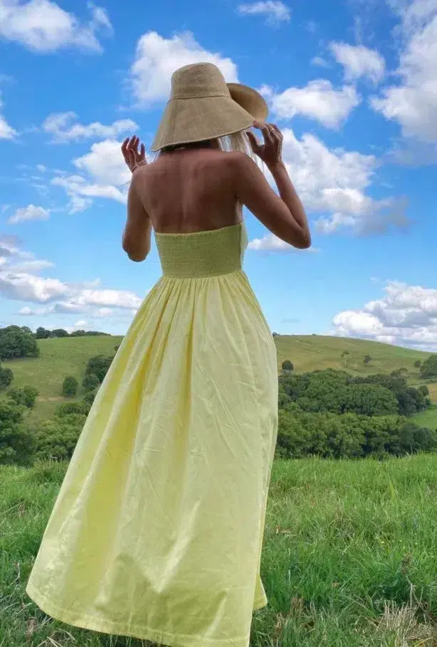 Steele Lago Maxi Dress Yellow Size XS / Au 6 for rent on The Volte - main image