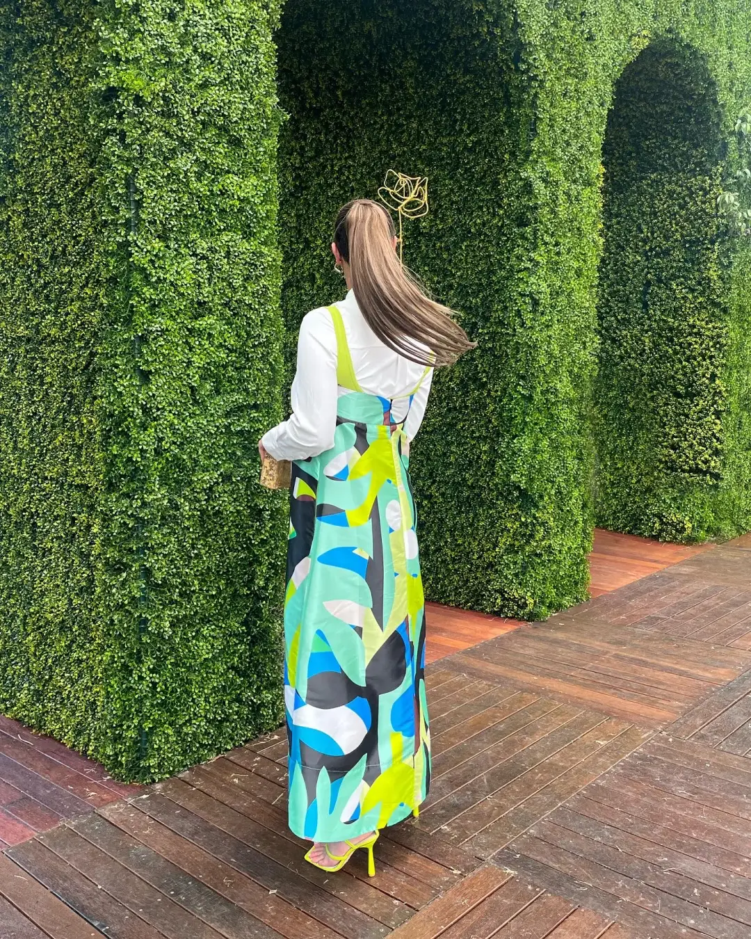 Manning Cartel Abstract Dress Multi Size 12 for rent on The Volte - main image