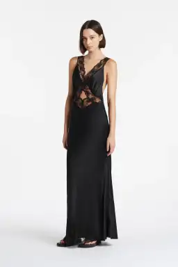 Sir The Label Aries Cut Out Gown Black Size 3/Au 12