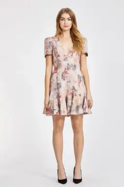Zimmermann Radiate Flip Mini Dress Floral Size 0P / Au 6 for rent on The Volte - image 1