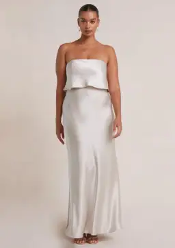 Bec & Bridge The Dreamer Overlay Dress Sand Size 10 for rent on The Volte - image 1