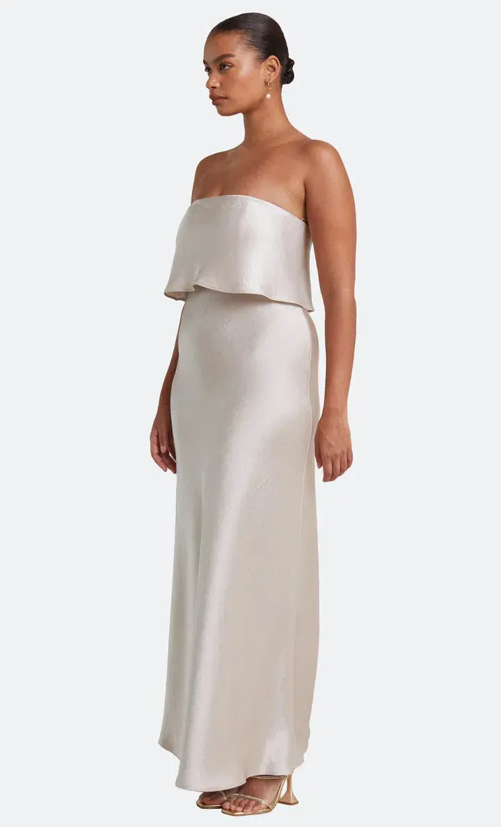 Bec & Bridge The Dreamer Overlay Dress Sand Size 10 for rent on The Volte - main image