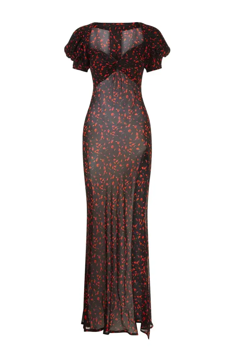 Rat & Boa Magnolia Dress Print Size XL/ Au 14 for rent on The Volte - main image