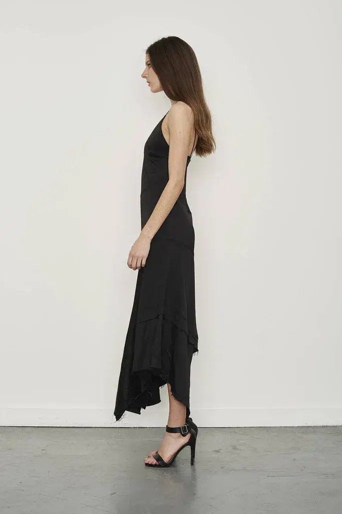 Manning Cartell Liquid Lines Dress Black Size 10 for rent on The Volte - main image