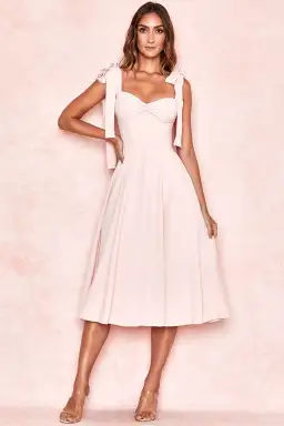 House of CB Alicia Midi Dress Pink Size S / Au 8-10 for rent on The Volte - image 1