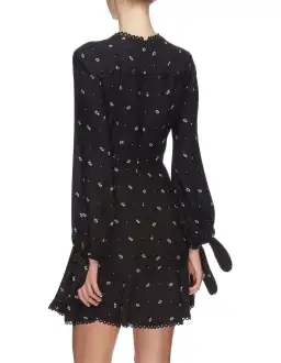 Lover the Label Foulard Mini Dress Black Size 10 for rent on The Volte - image 3