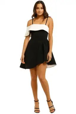 Elliatt Mila Dress Black/White Size M/10 for rent on The Volte - image 2