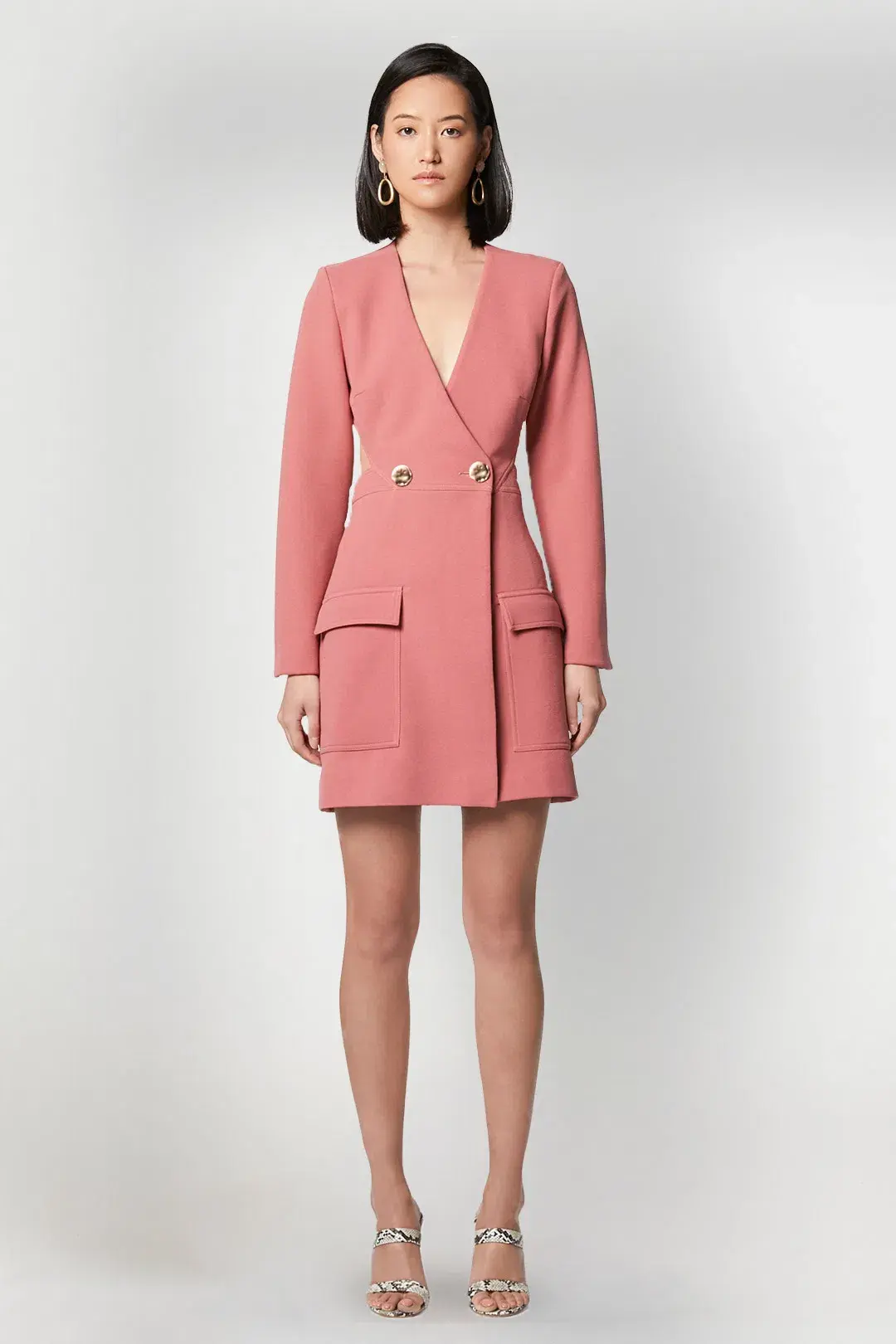 Elliatt Ametrine Dress Rose Size S/Au 8 for rent on The Volte - main image