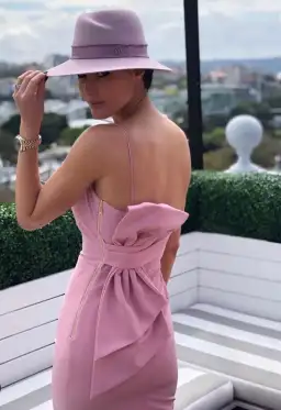 Bianca and Bridgett Andrea Dress Blush Size 6 for rent on The Volte - image 4