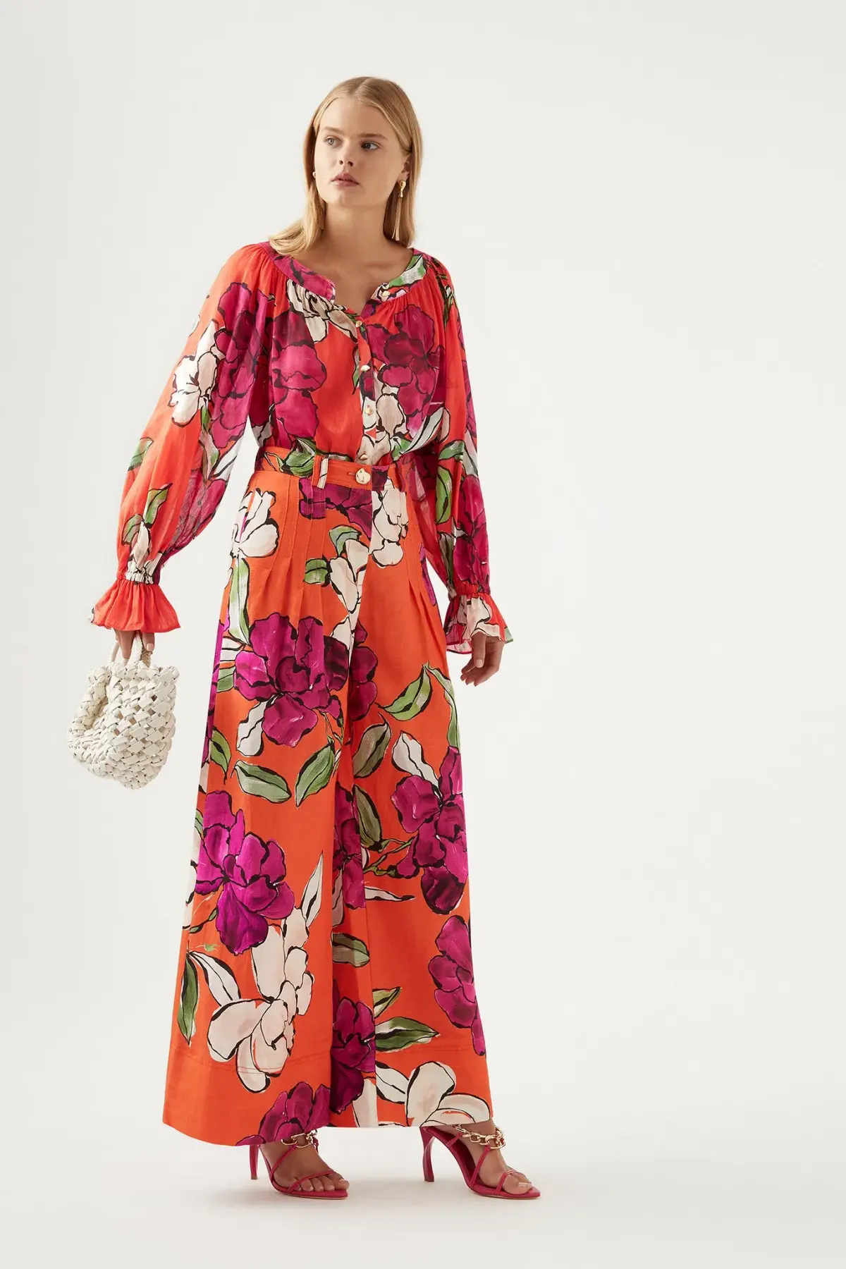 Aje Le Corsaire Blouse Floral One Size - Image 1