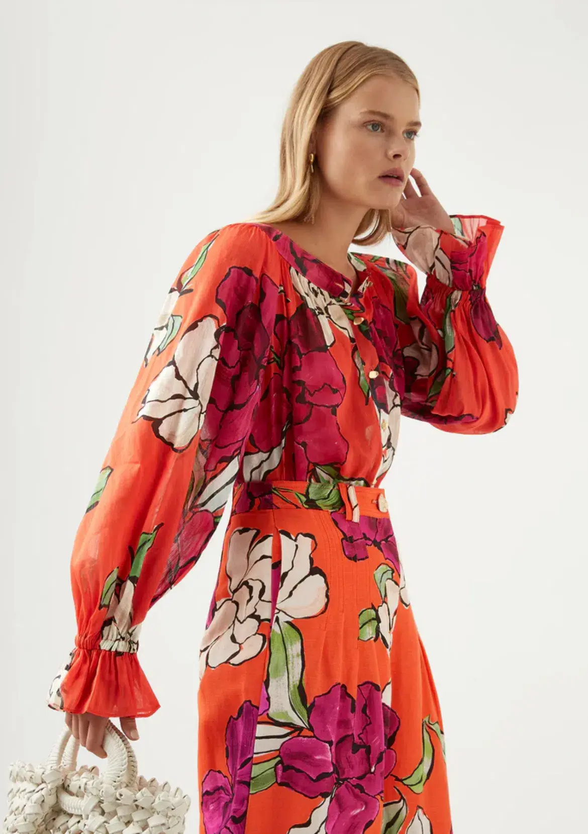 Aje Le Corsaire Blouse Floral One Size - Image 2