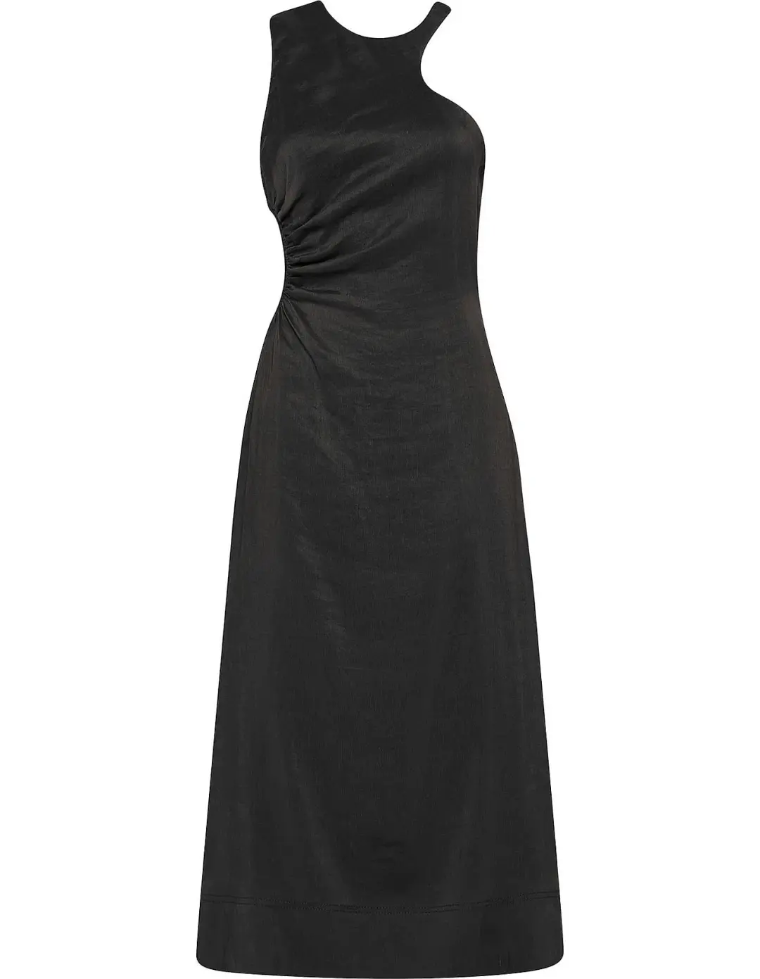 Aje Chateau Cut Out Midi Dress Black Size 4 / XXS for rent on The Volte - main image