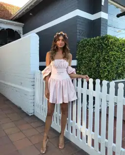 By Kane Porter Dress Pink Size 8 for rent on The Volte - image 1