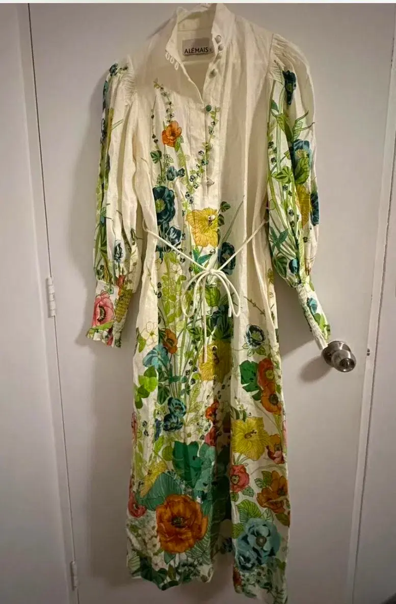 Alemais Constance Shirt Dress Size 6/XS for rent on The Volte - main image