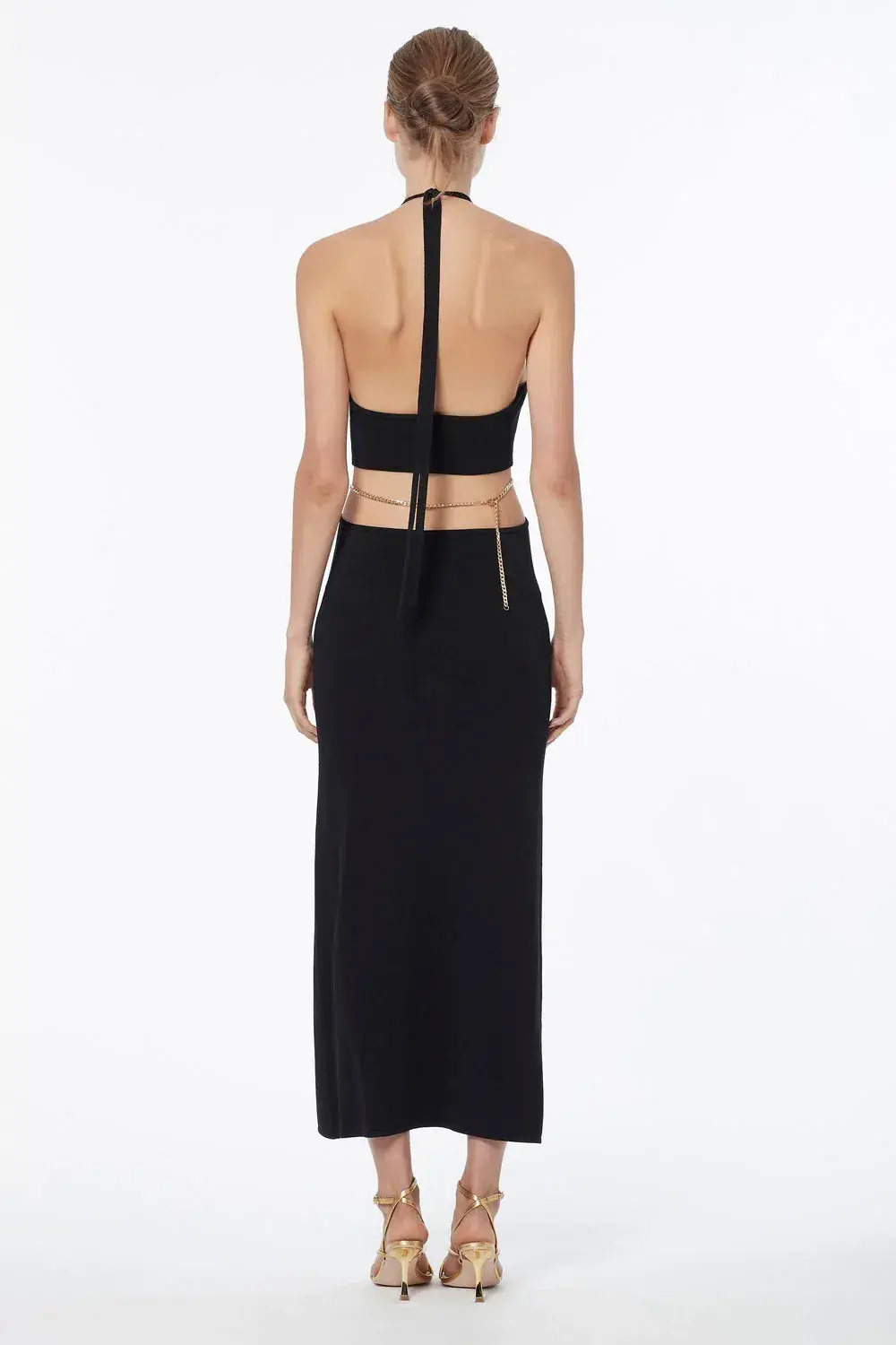 Manning Cartell Limitless Knit Chain Dress Black Size 6 - Image 4