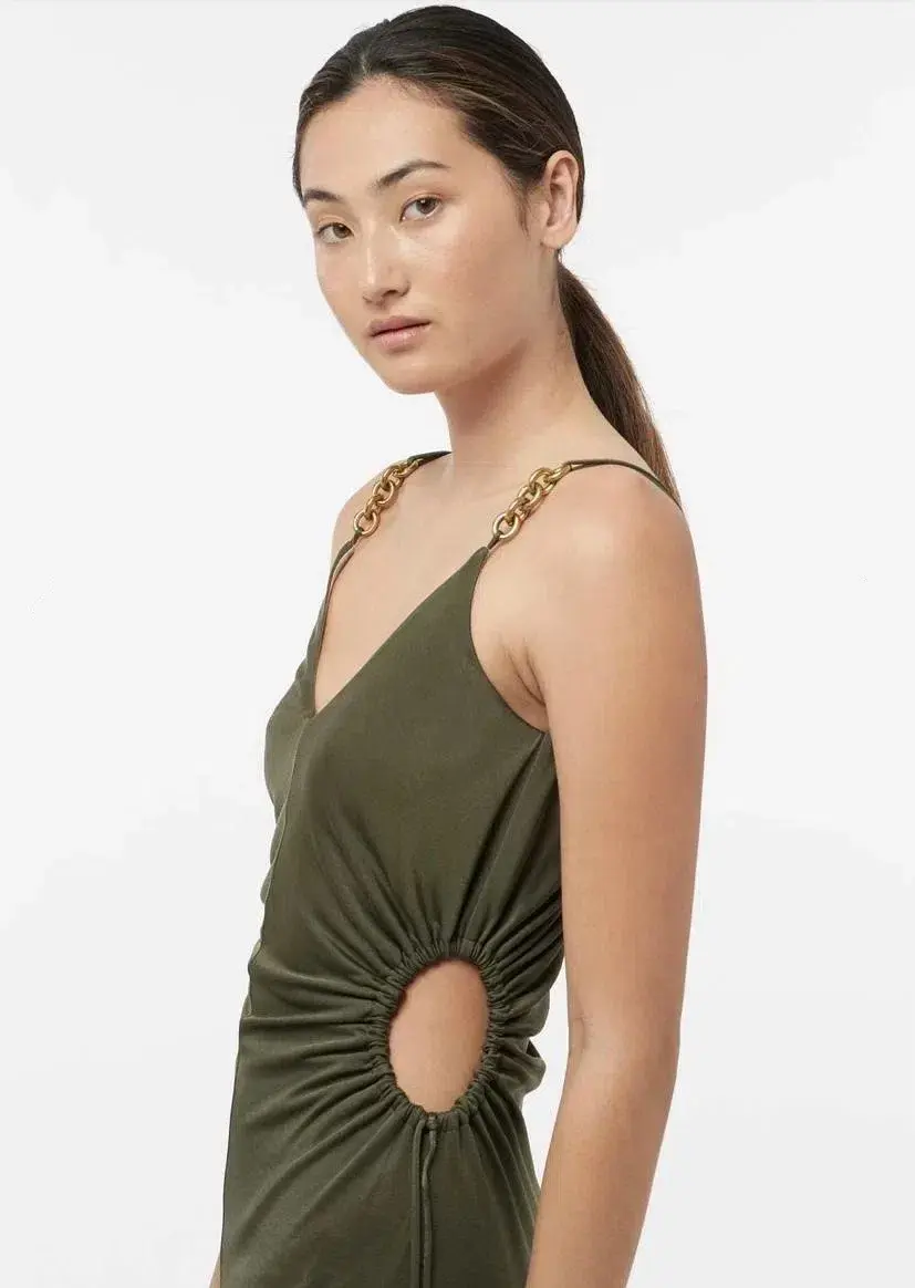 Manning Cartell Tuning in Chain Dress Green Size 12 - Image 3