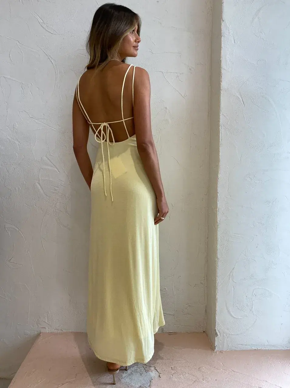 Significant Other Sassari Dress Lemon Size 12 for rent on The Volte - main image