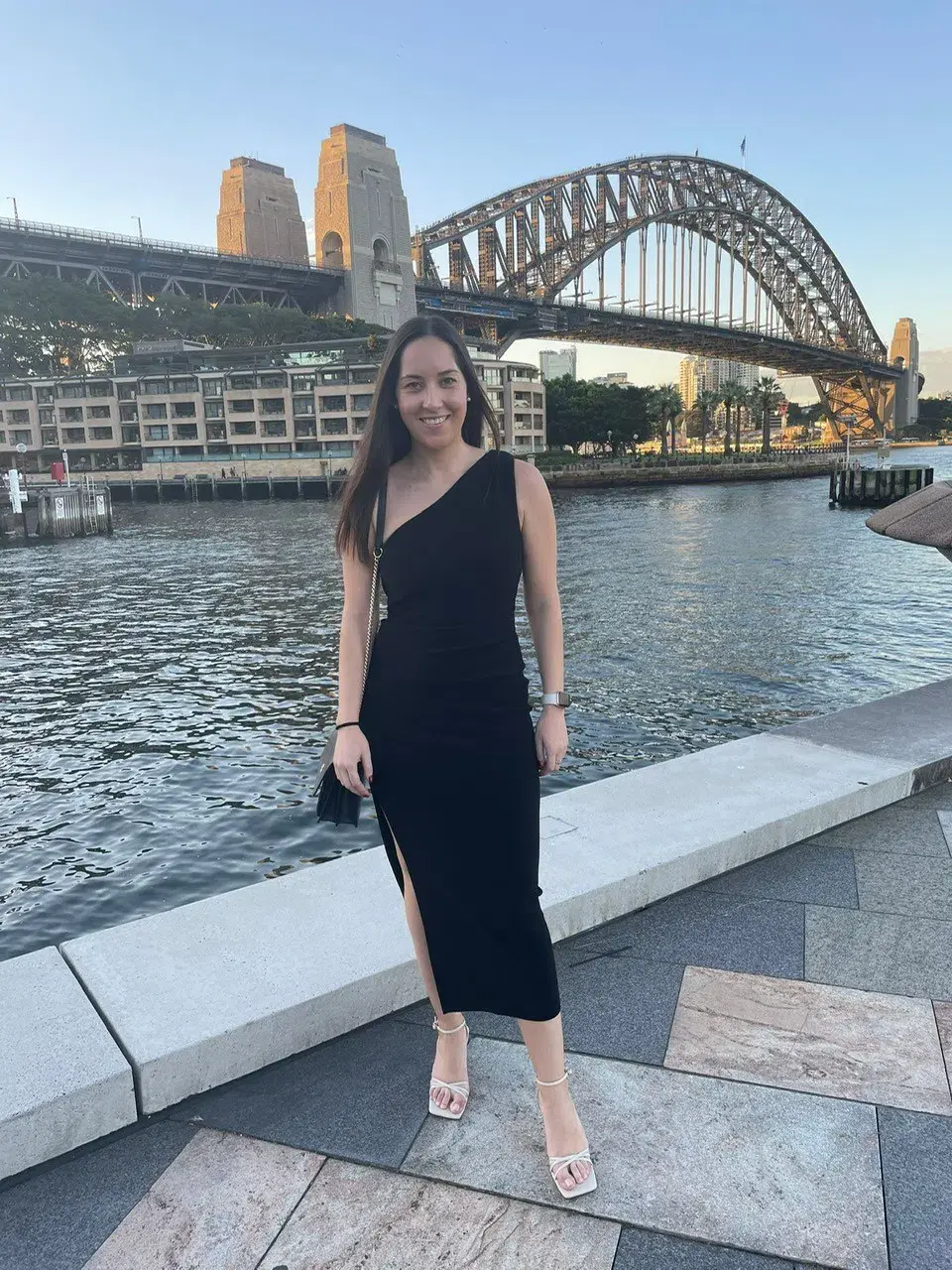 Bec & Bridge Be Mine Asym Black Dress Size AU 6 for rent on The Volte - main image