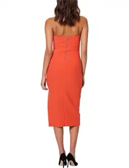 Bec & Bridge Alexandra midi orange dress size 8 for rent on The Volte - image 3