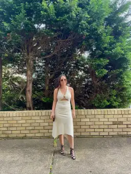 Bec & Bridge Natures Element Cut Out Dress White size 8 for rent on The Volte - image 1