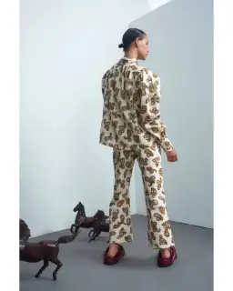 Alemais Mia Crop Pants Print Size AU 8 for rent on The Volte - image 2