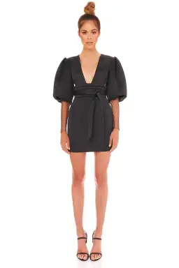 Eliya the Label Gravity Mini Dress Black Size XS / Au 6