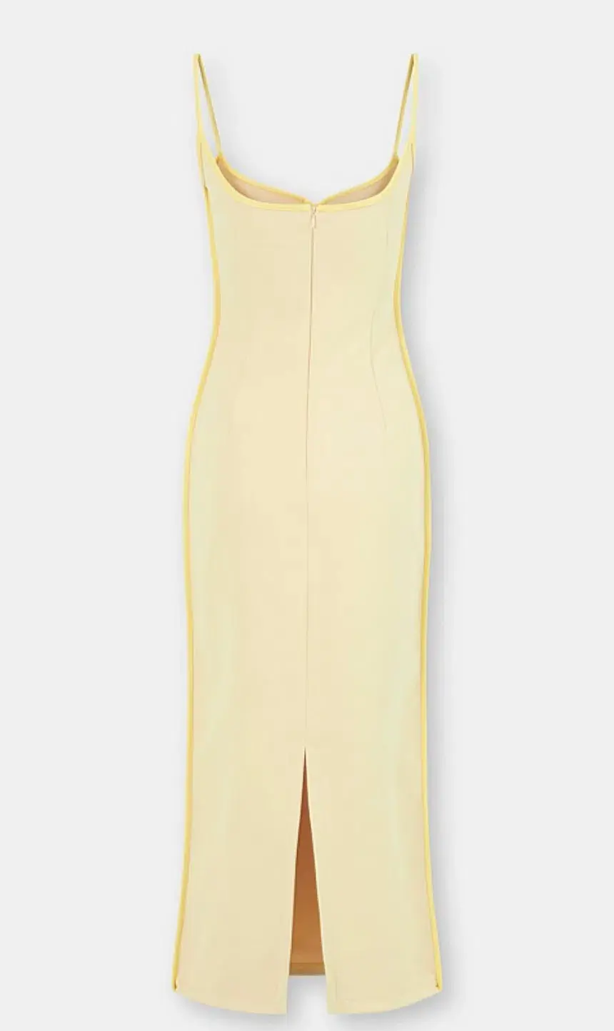 Paris Georgia Marlo Dress in Daffy Yellow Size 14 / XL for rent on The Volte - main image