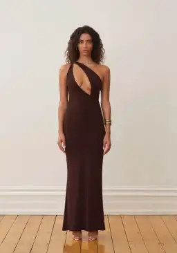 Arcina Ori Jada Dress Cocoa Brown Size 6 for rent on The Volte - image 1