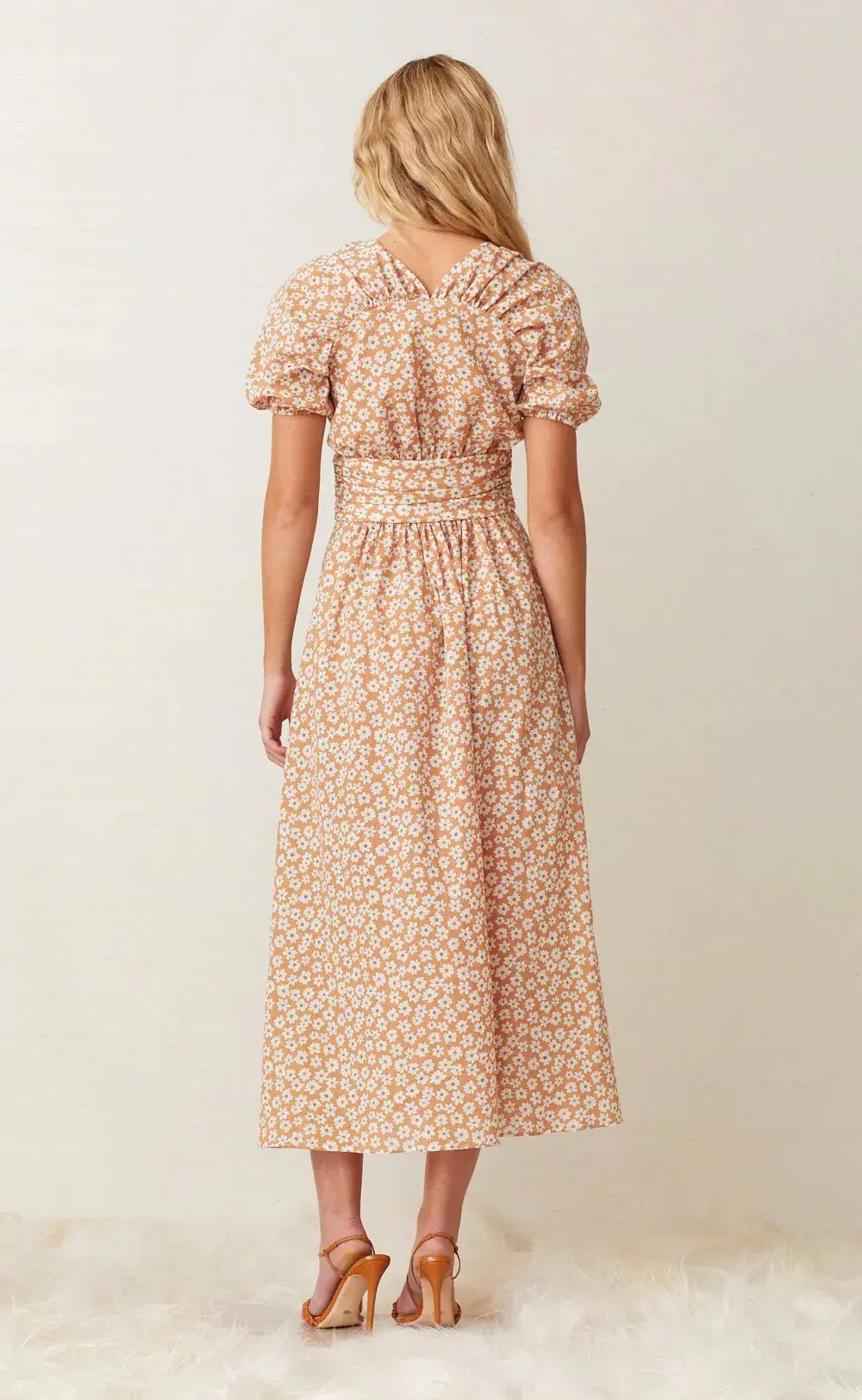Bec & Bridge Zoe Maxi Dress Peach Size AU 8 - Image 3