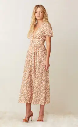 Bec & Bridge Zoe Maxi Dress Peach Size AU 8 for rent on The Volte - image 2