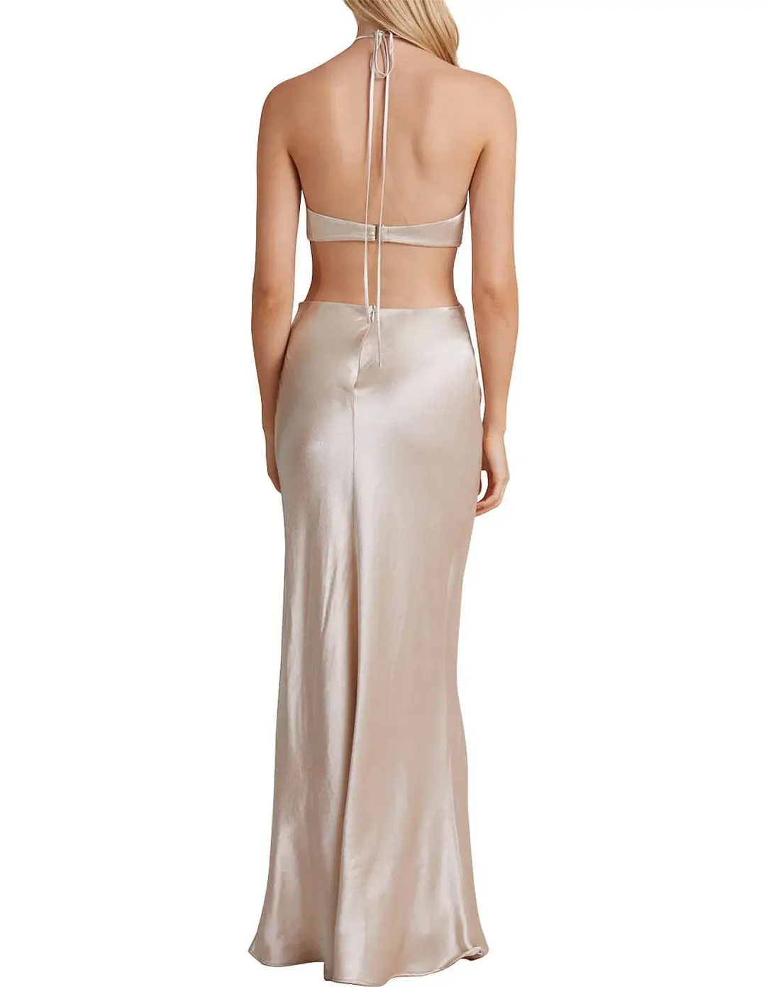 Bec & Bridge Kara Maxi Dress Sand Size 12 for rent on The Volte - main image