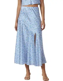 Bec & Bridge Alizee Midi Skirt Blue Size 10 / M for rent on The Volte - image 2