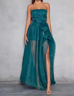 Elle Zeitoune Hazel Gown Green Size 12 for rent on The Volte - image 1