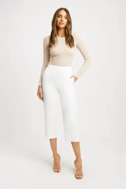 Kookai Oyster Pants White Size 38 / Au 10 for rent on The Volte - image 1