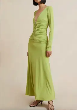 Bec & Bridge Myla Long Sleeve Maxi Dress Green Size 8 / S for rent on The Volte - image 2