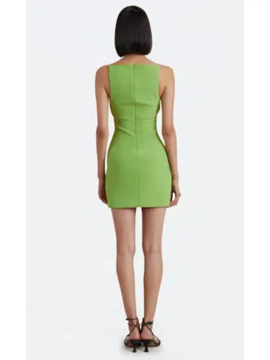 Bec & Bridge Clover Mini Dress Sweet Pea Green Size AU 6 for rent on The Volte - main image