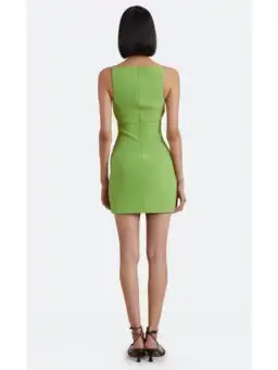 Bec & Bridge Clover Mini Dress Sweet Pea Green Size AU 6 for rent on The Volte - image 2