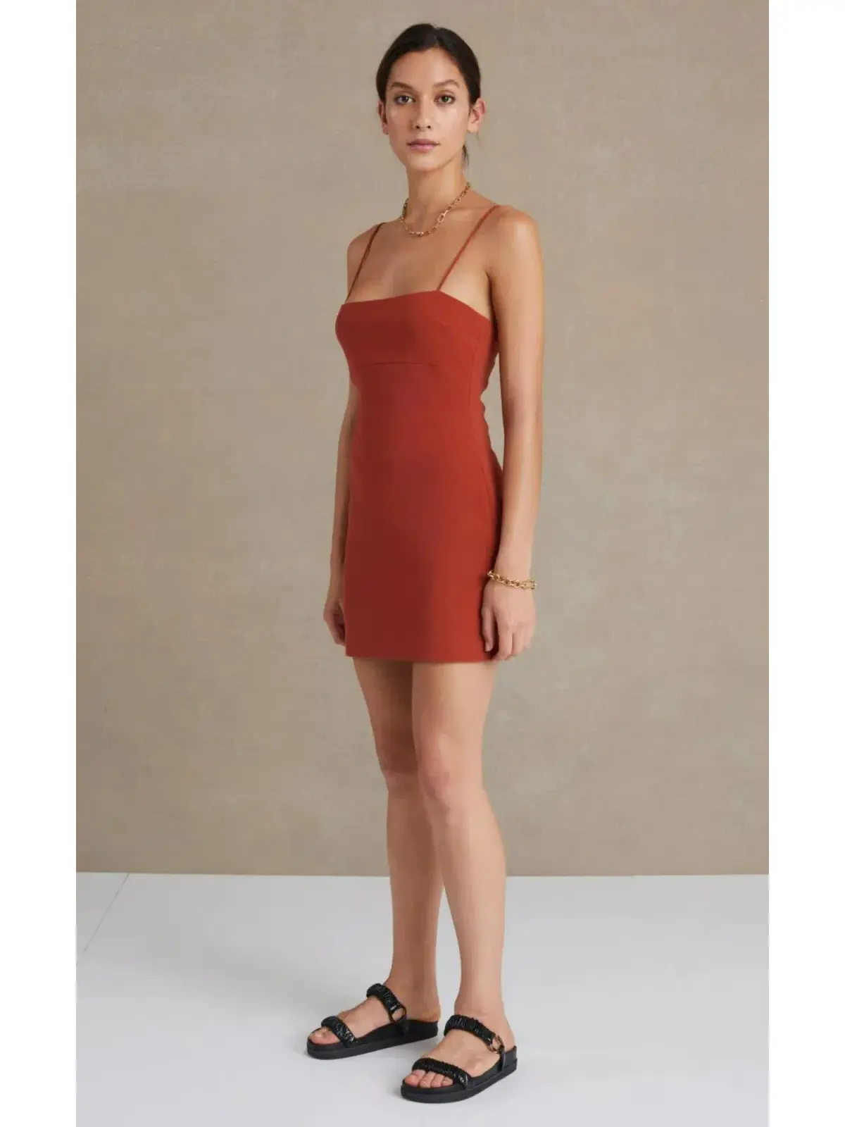 Bec & Bridge Maya Dress Brown Size AU 6 - Image 2