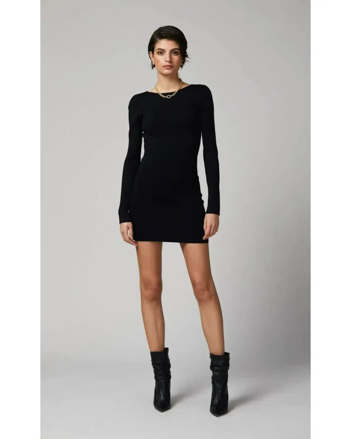 Bec & Bridge Emeline Knit Dress Black Size AU 8 - Image 1