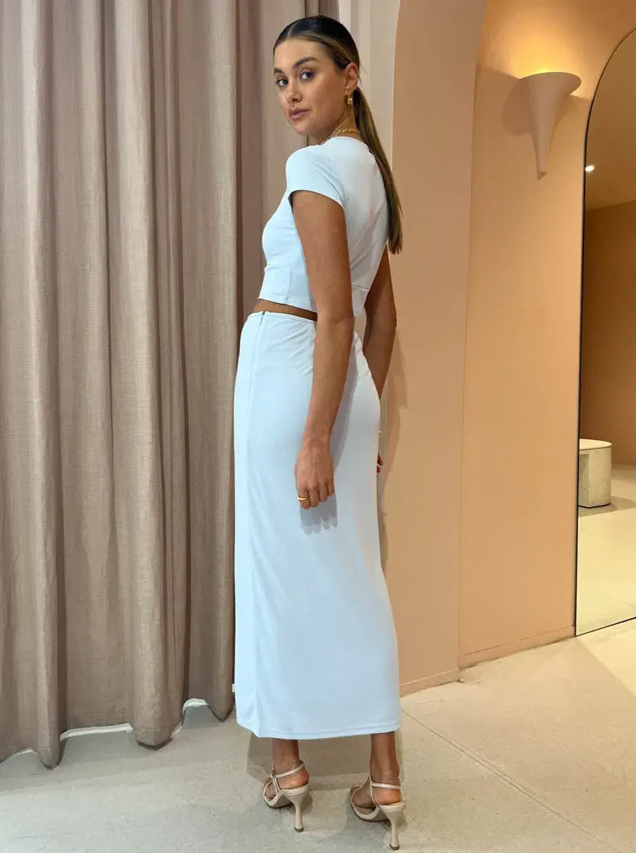 Ownley Rebel Skirt and Pam Top Set Blue Size M/AU 10 for rent on The Volte - main image