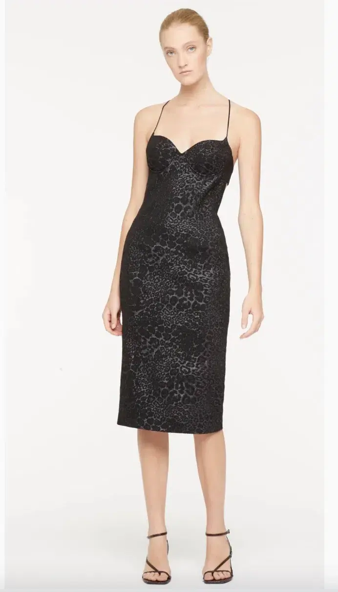 Manning Cartell Charmed I'm Sure Midi Dress Black Size 6 for rent on The Volte - main image