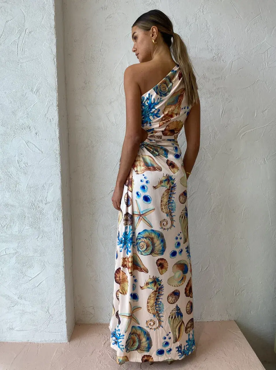 Sonya Moda Nour Seashell Dress Print Size 12 for rent on The Volte - main image