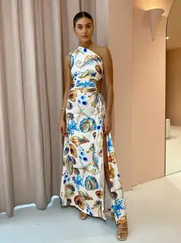 Sonya Moda Nour Seashell Dress Print Size 12 for rent on The Volte - image 1