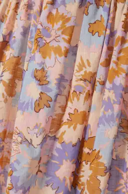 Zimmermann Violet Twist Front Midi Dress Floral Size 4/ Au 16 for rent on The Volte - image 4