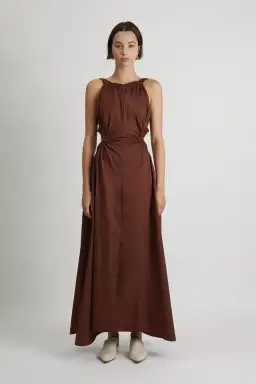Camilla & Marc Coppola Maxi Dress in Cinnamon Size 8 for rent on The Volte - image 1