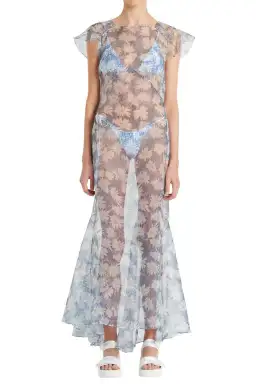 Sir the Label Anais Silk Dress Floral Size 1/AU 8