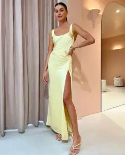 Anna Quan Etta Dress in Champagne Size 8