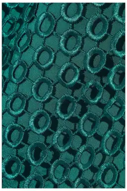 Nicholas Guipure Lace Midi Dress Green Size AU 6